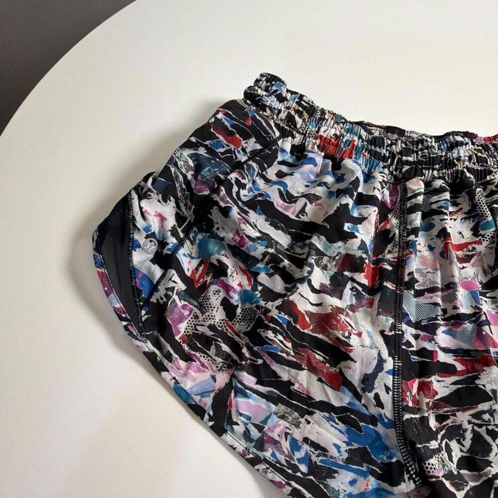 Abstract Pattern Athletic Running Shorts - image 5